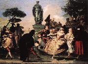 TIEPOLO, Giovanni Domenico Minuet t Spain oil painting reproduction